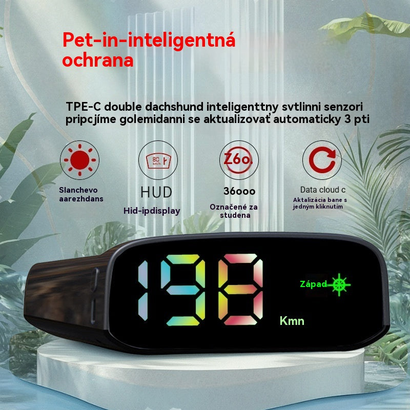 🚗Solárny displej pre rýchlomer auta