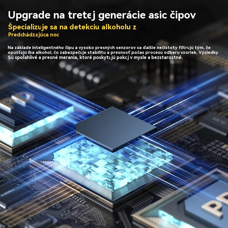 🍷 Prenosný presný alkohol tester – Otestuj sa pred jazdou