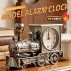 📢📢49% ZĽAVA!! ⏰Retro model parnej lokomotívy s budíkom