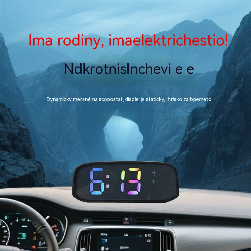 🚗Solárny displej pre rýchlomer auta