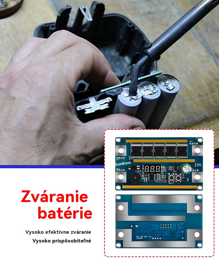 🔥🔋 Prenosný ovládací panel pre bodové zváranie Z99 | Vstavané zváracie pero