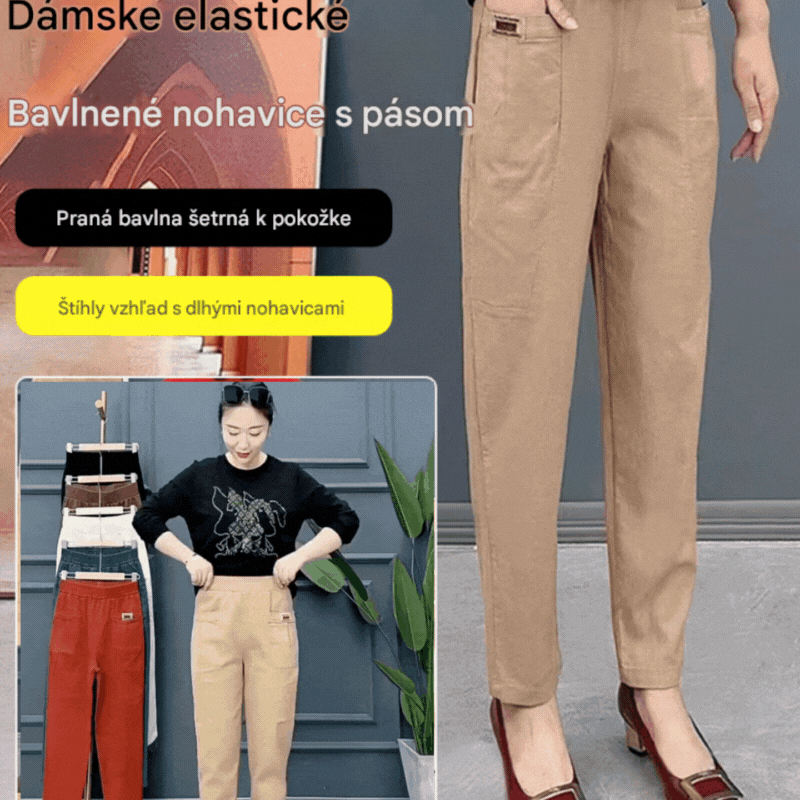 👖🔥【M-6XL】Dámske mikroelastické všestranné voľnočasové nohavice nadmernej veľkosti