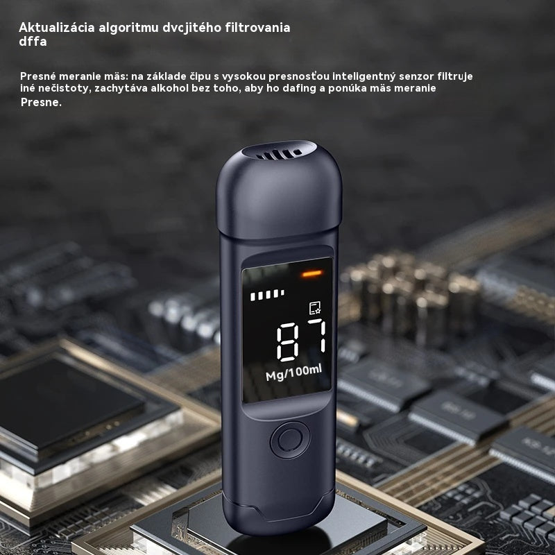 🍷 Prenosný presný alkohol tester – Otestuj sa pred jazdou
