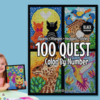 50% ZĽAVA🎄🎨 100 QUEST Omaľovánka podľa čísel