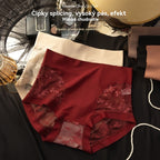 【25 €】Sada 5 kusov--- Vysoko elastické bezšvové čipkované spodné prádlo pre ženy na formovanie brucha, modelovanie zadku a zdvihnutie nohavičiek