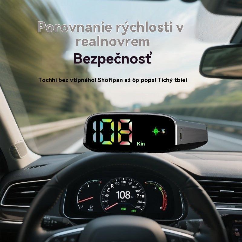 🚗Solárny displej pre rýchlomer auta